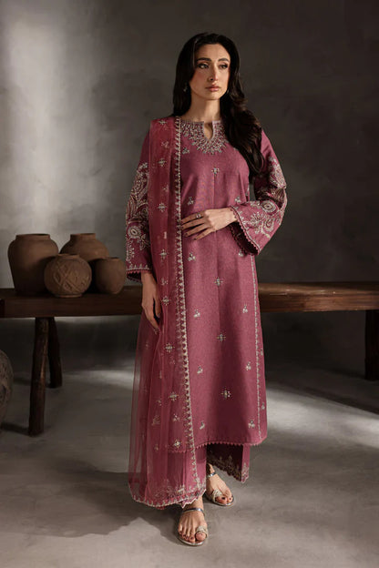 Batik - Summer 3PC Lawn Embroidered Suit - zab1282