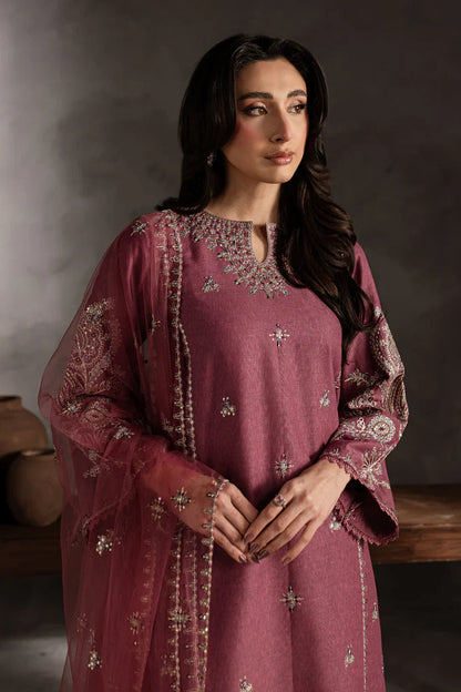 Batik - Summer 3PC Lawn Embroidered Suit - zab1282