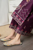 Urge Embroidered Dhanak Three Piece - zab1189