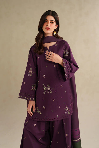 iznik - Winter 3PC Dhanak Embroidered Suit - zab1268
