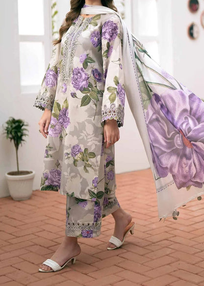 zab845 Karandi 3PC Printed Digital Printed Karandi Dupatta
