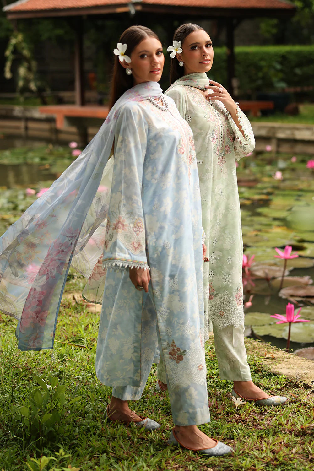 Zab - Summer 3PC Lawn Digital Printed Dress - zab1361