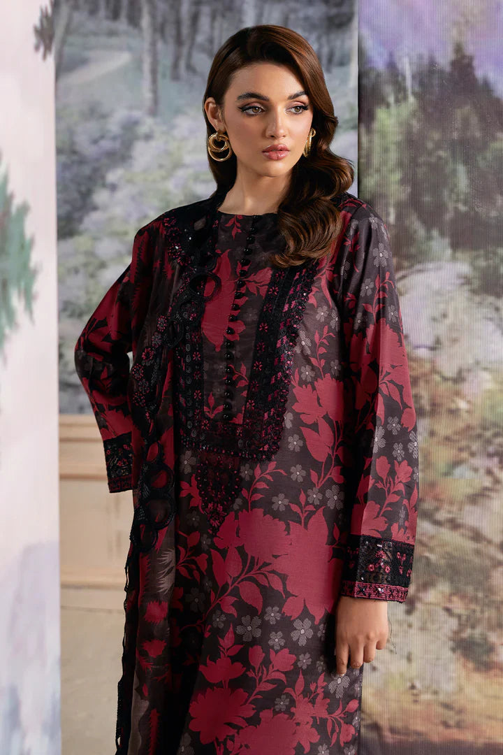 Zab - Summer 3PC Lawn Digital Printed Dress - zab1371