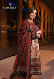 Asim Jofa - Winter 3PC Karandi Digital Print Dress - zab1169