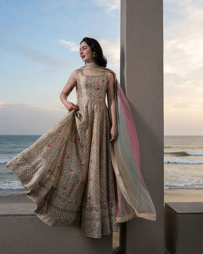 Zab - Summer 3PC Lawn Digital Printed Dress - zab1376
