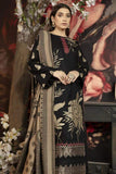 ZAB642 3 Piece Unstitched Heavy Embroidered Dhanak Suit (Printed Woolen Dupatta)