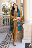Asling - Winter 3PC Dhanak Embroidered Suit - zab1108