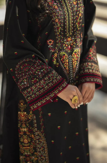 Zara Shahjahan - 3PC Lawn Embroidered Suit - zab1195