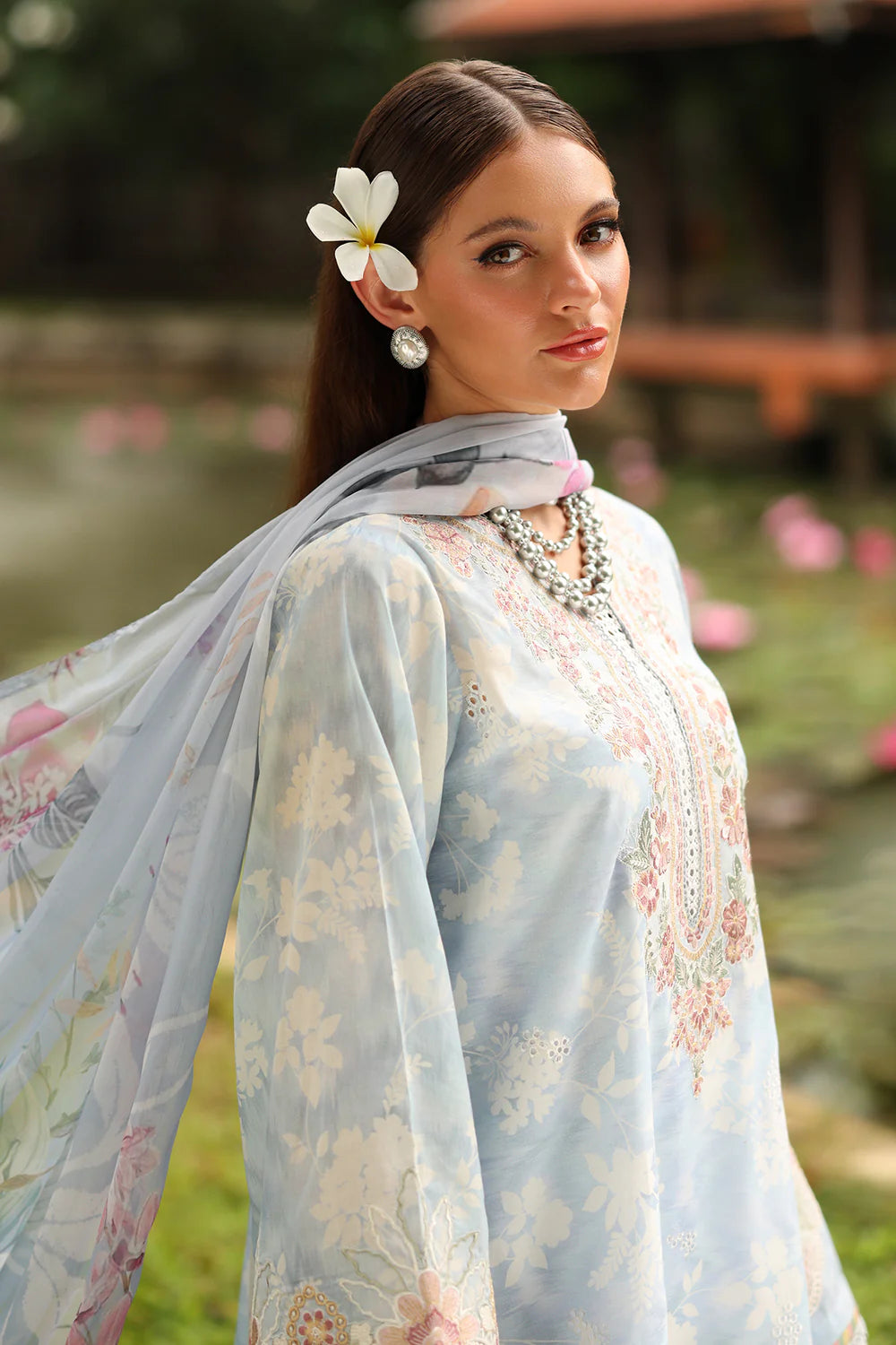 Zab - Summer 3PC Lawn Digital Printed Dress - zab1361