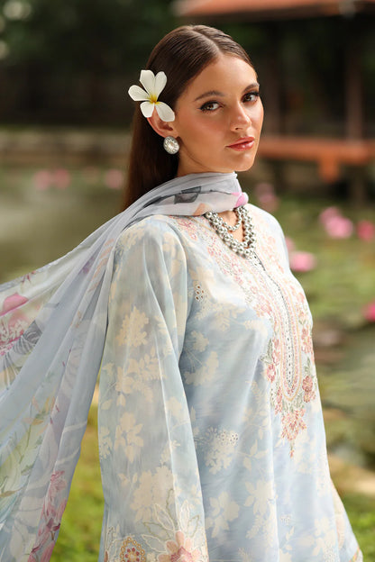 Zab - Summer 3PC Lawn Digital Printed Dress - zab1361