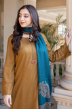 Asling - Winter 3PC Dhanak Embroidered Suit - zab1108