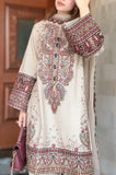 Maria .B. - Winter 3PC Dhanak Chickenkari Embroidered Suit - zab1158