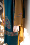Asling - Winter 3PC Dhanak Embroidered Suit - zab1108