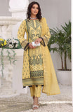 zab793 3PC Lawn Embroidered Shirt With Chiffon Embroidered Dupatta