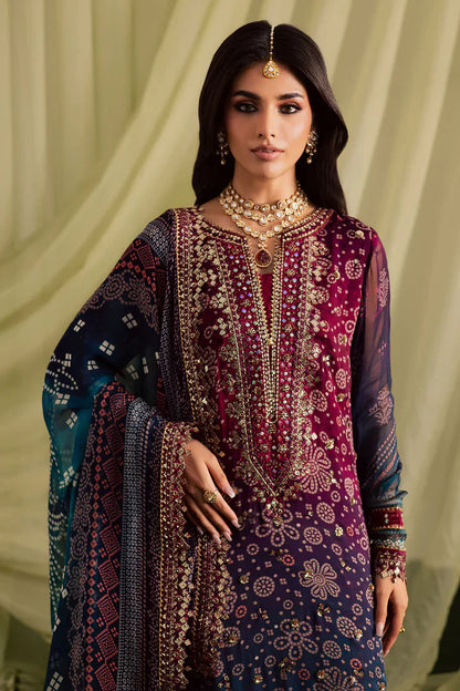 Zab - Summer 3PC Lawn Digital Print Dress - zab1352