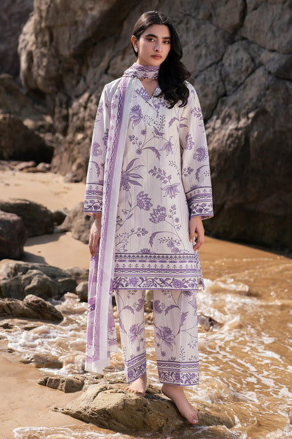Zab - Summer 3PC Lawn Digital Printed Dress - zab1373