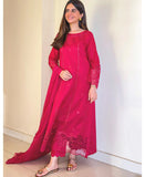 LimeLight - Dhanak 3 Piece Embroidered Dress - zab1243