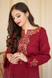 Asling - Winter 3PC Dhanak Embroidered Suit - zab1106