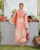 Elaf - Summer 3PC Lawn Chikenkari Embroidered Shirt - zab1320