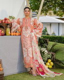 Elaf - Summer 3PC Lawn Chikenkari Embroidered Shirt - zab1320