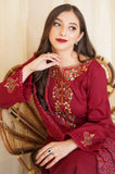 Asling - Winter 3PC Dhanak Embroidered Suit - zab1106