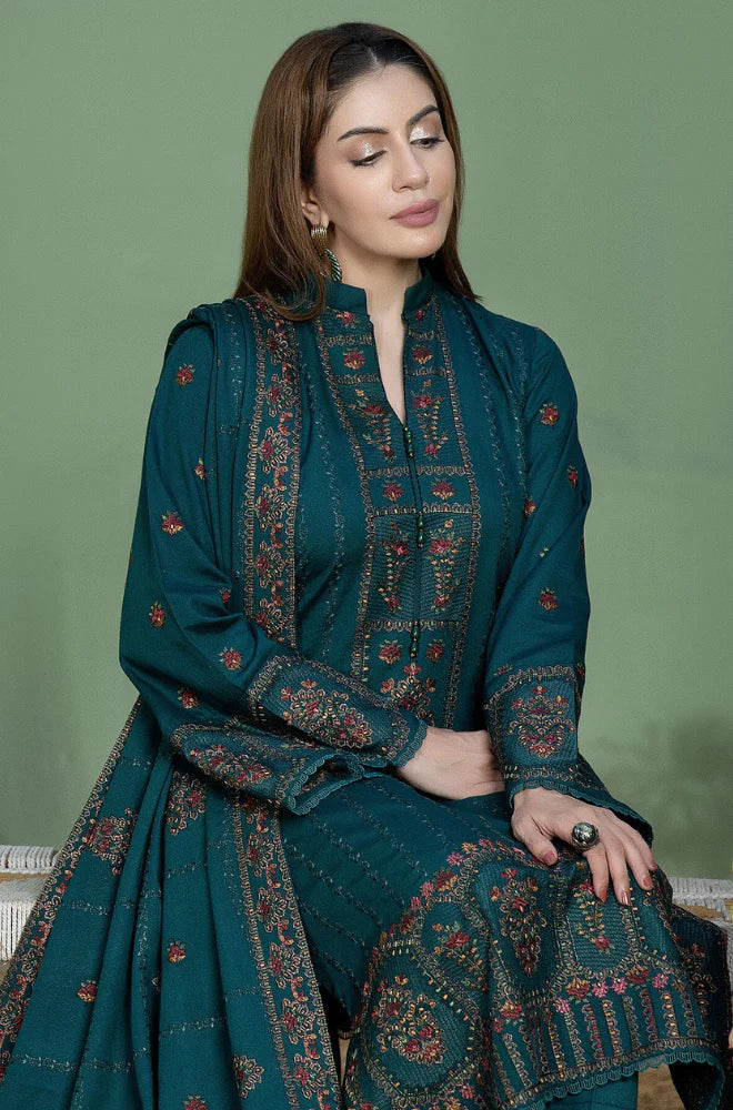 Mohagni - Summer 3PC Lawn Embroidered Suit - zab1101