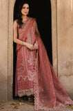 Hussain Rehar - Winter 3PC Dhanak Embroidered Suit - zab1194