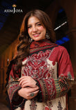 Asim Jofa - Winter 3PC Karandi Digital Print Dress - zab1169