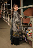 Asim Jofa - Winter 3PC Karandi Digital Print Dress - zab1198