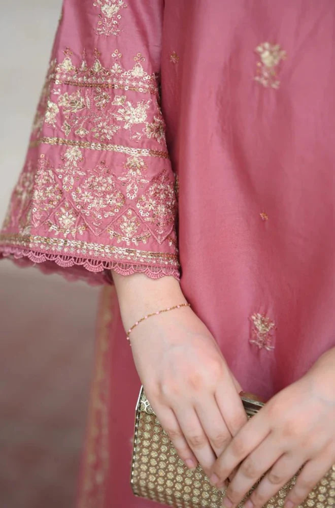 Summer 3PC Lawn Embroidered Suit - zab1336
