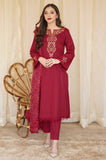 Asling - Winter 3PC Dhanak Embroidered Suit - zab1106