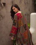 Charizma - Winter 3PC Karandi Digital Print Dress - zab1170