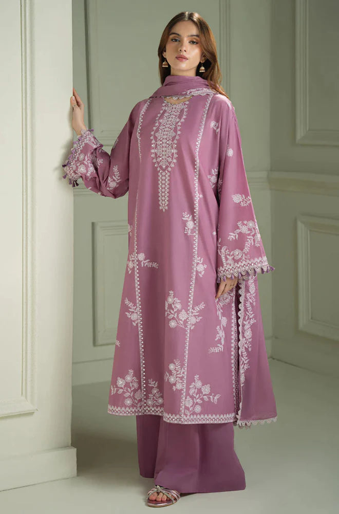 Cross Stitch - Winter 3PC Dhanak Embroidered Suit - zab1150
