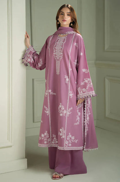 Cross Stitch - Winter 3PC Dhanak Embroidered Suit - zab1150
