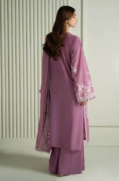 Cross Stitch - Winter 3PC Dhanak Embroidered Suit - zab1150