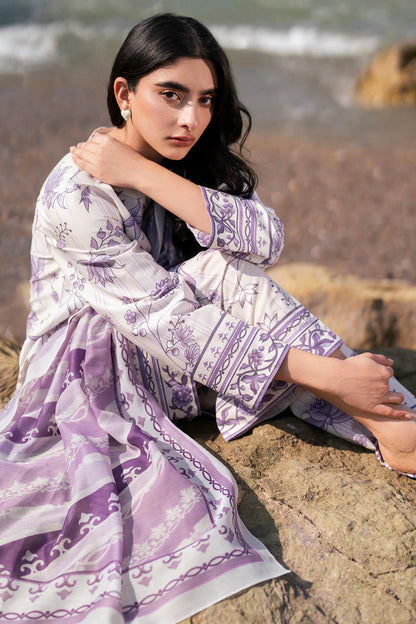 Zab - Summer 3PC Lawn Digital Printed Dress - zab1373
