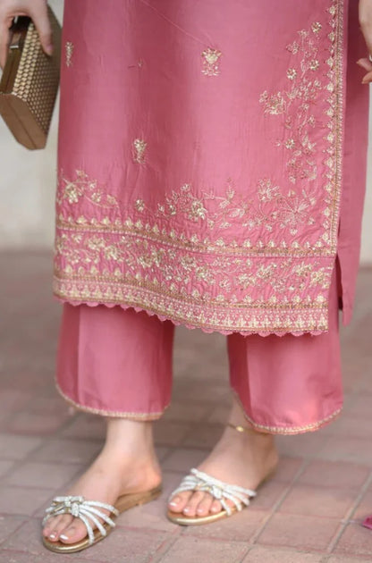 Summer 3PC Lawn Embroidered Suit - zab1336