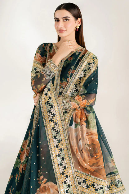 Zab - Summer 3PC Lawn Digital Printed Dress - zab1375