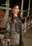 Asim Jofa - Winter 3PC Karandi Digital Print Dress - zab1198