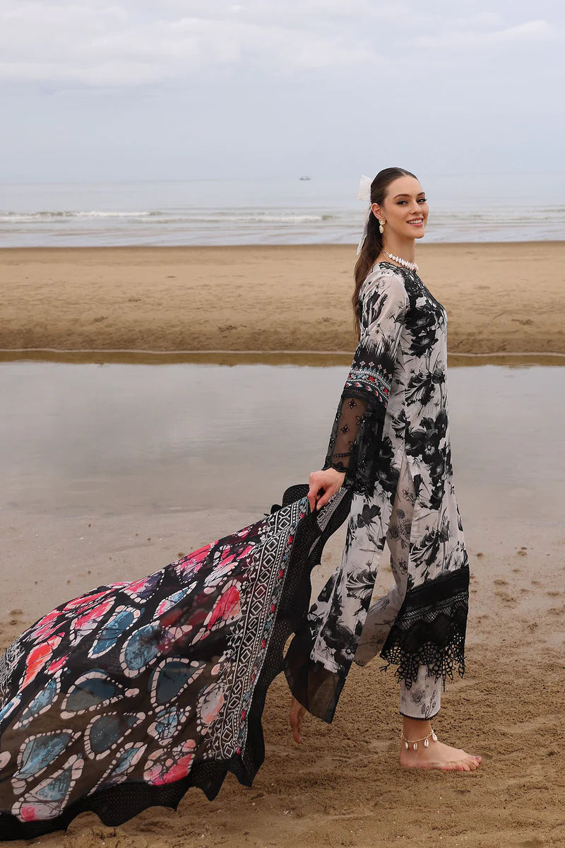 Zab - Summer 3PC Lawn Digital Printed Dress - zab1377