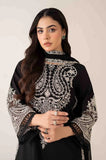 Maria B - Winter 3PC Dhanak Embroidered Suit - zab1110