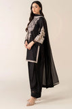 Maria B - Winter 3PC Dhanak Embroidered Suit - zab1110