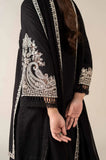 Maria B - Winter 3PC Dhanak Embroidered Suit - zab1110