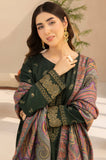 Mohagni - Winter 3PC Dhanak Embroidered Suit - zab1132
