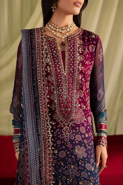 Zab - Summer 3PC Lawn Digital Print Dress - zab1352