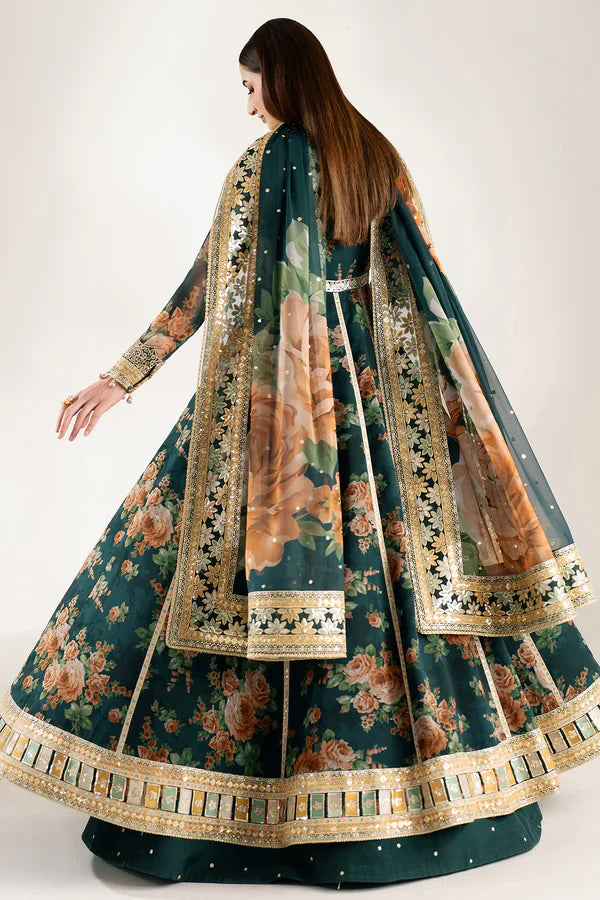 Zab - Summer 3PC Lawn Digital Printed Dress - zab1375