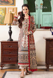 Asim Jofa - Winter 3PC Karandi Digital Print Dress - zab1199