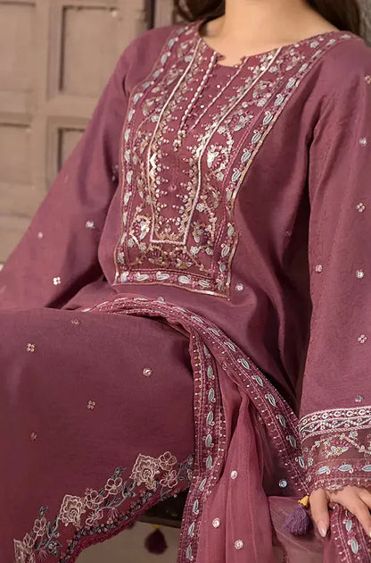 Jade - Winter 3PC Lawn Embroidered Suit - zab1104