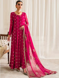 Iznik - Chiffon 3 Piece Sequin Embroidered Dress - zab1186