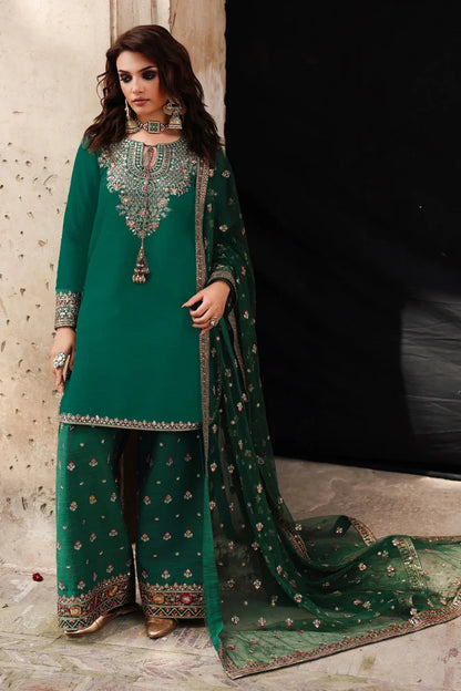 Zab - Unstitched 3 piece embroidered summer suit - zab1358